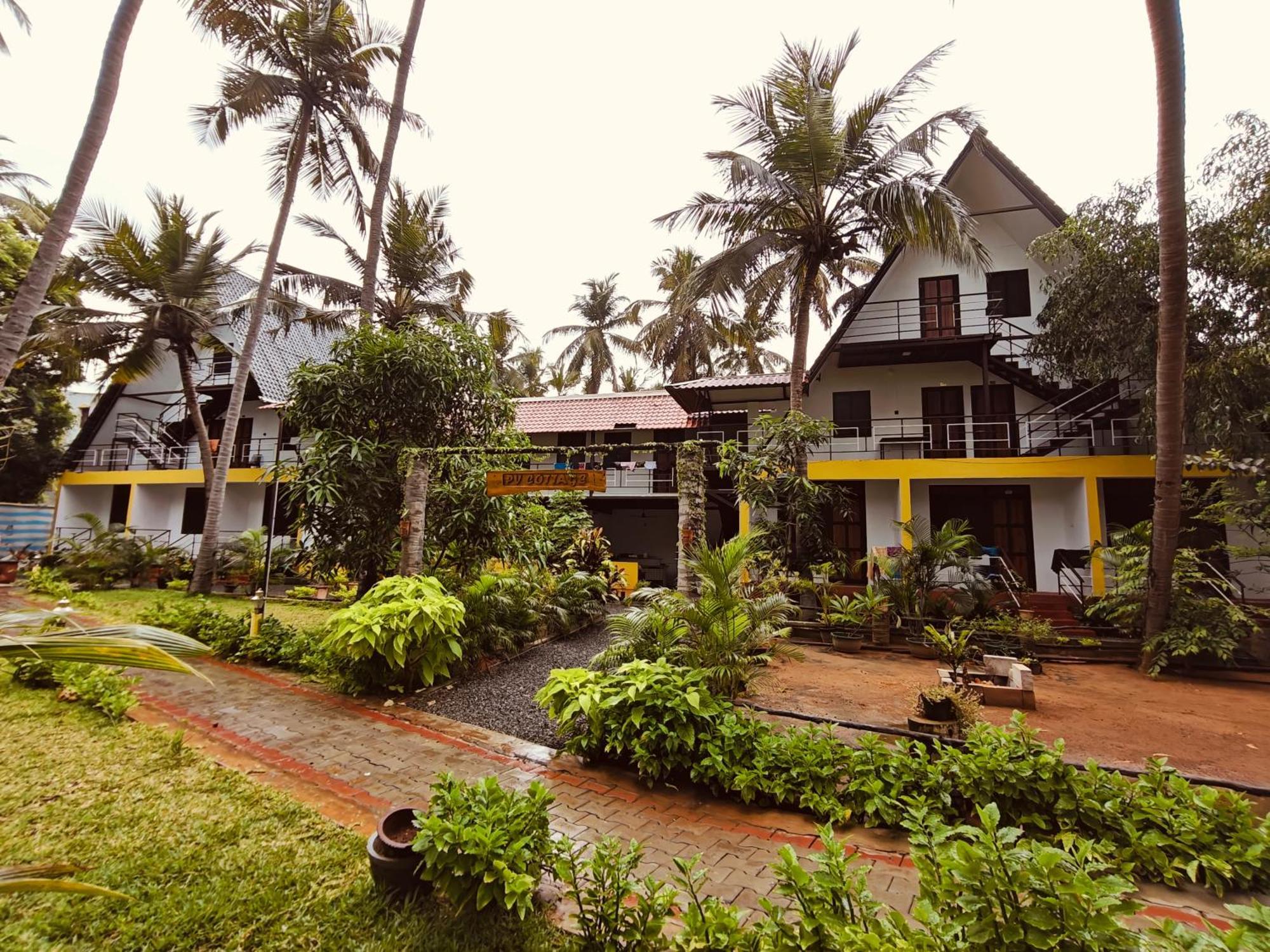 Pv Cottages - Serenity Beach Pondicherry Exterior foto
